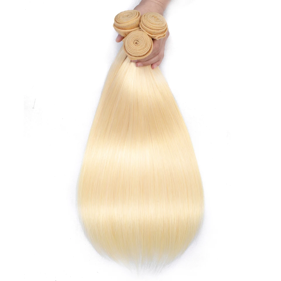 blonde bundles with closure 14