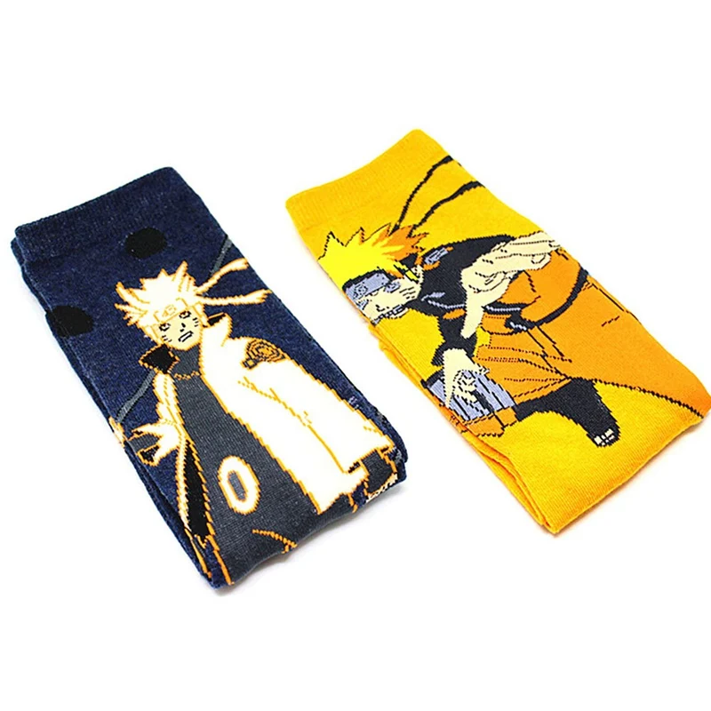 Anime Cartoon Naruto Peripheral Adult Socks Personality Cosplay Prop Accessories Socks Men And Women Mid Tube Socks