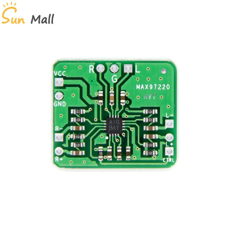 

1PC Power amplifier board MAX97220 differential to balanced single-ended output amp HIFI input 2.5 ~ 5.5V