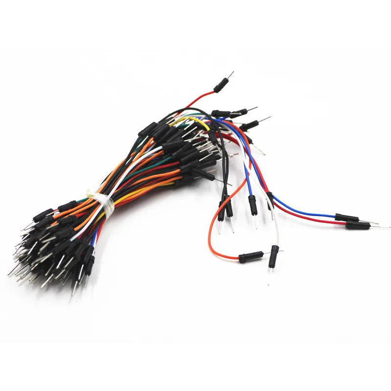 65 шт./лот соединительный кабель типа Папа папа гибкий провод для Arduino макетная