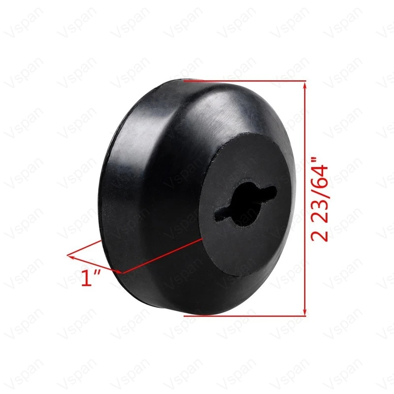 العالمي ونش سدادة المطاط الأسود حبل رفع كابل سدادة خط التوقف صالح ل 3/16 \