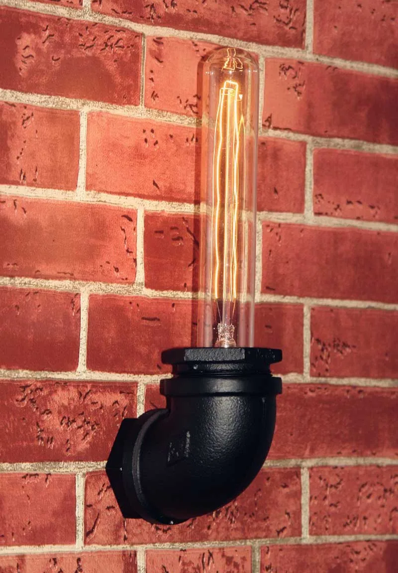 Loft Vintage Industrial American Water Water Pipe Edison LED