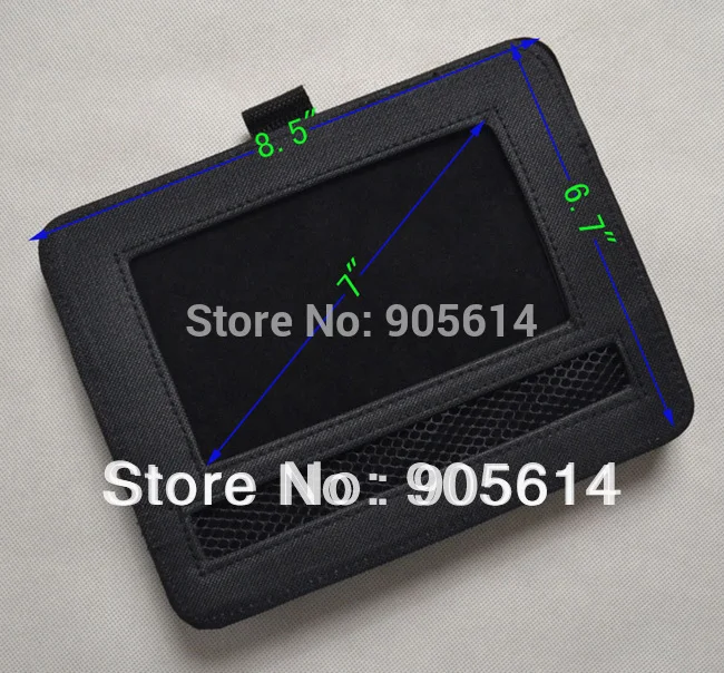 

Car Headrest Mount Case for 7" or 7.5" Portable DVD Player Harness Holder Bag