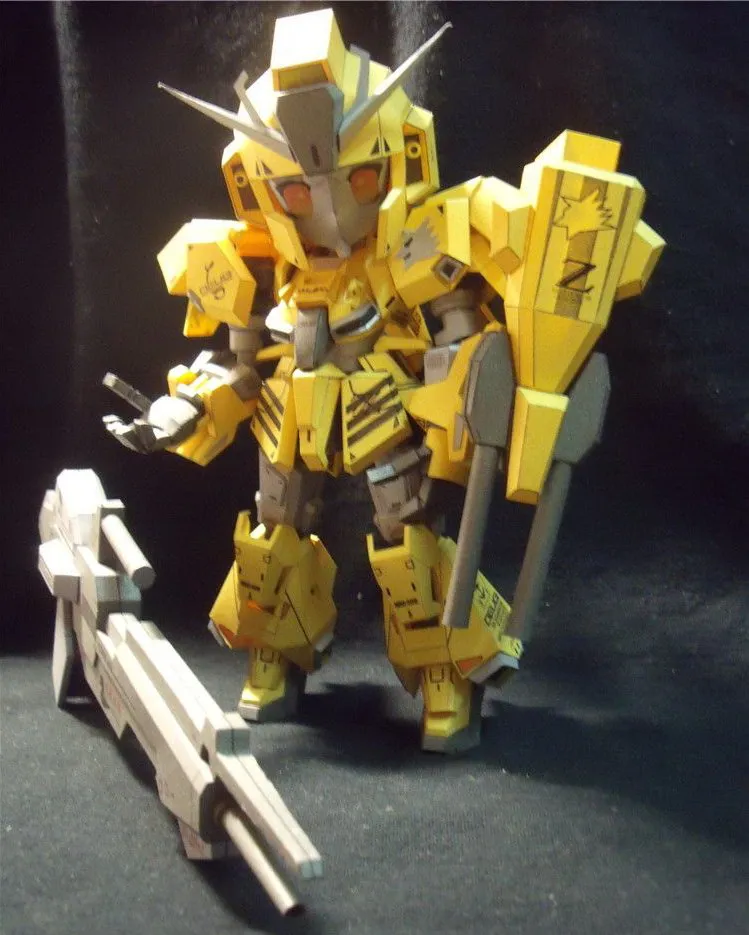MSZ-006 ZETA Gundam Mother (Yellow Wolf Version) Paper 3D Model | Игрушки и хобби