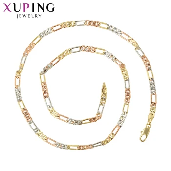 

Xuping Fashion Jewelry Elegant Muticolor Plated Necklace with Environmental Copper for Women Gifts 45407