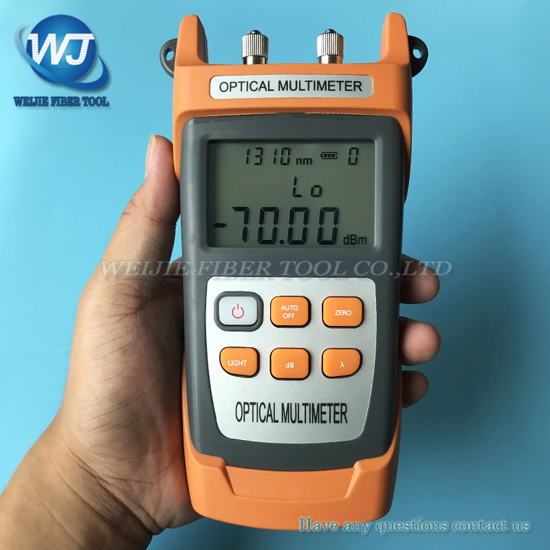 

2 IN 1 Fiber Optic Power meter with 10km Laser source Visual Fault locator King-40S -70 to +10 db