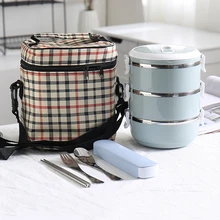 304 контейнер для еды из нержавеющей стали, термос для детей и взрослых, пластиковый ланчбокс для школьных бенто, ланч-боксы, кухонные принадлежности, японский стиль