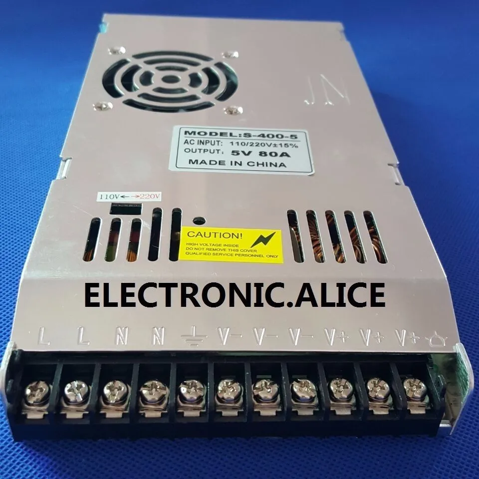 New 100 400W 5V 80A Switching Ultrathin Power Supply Current Control Charger LED CCTV /LED