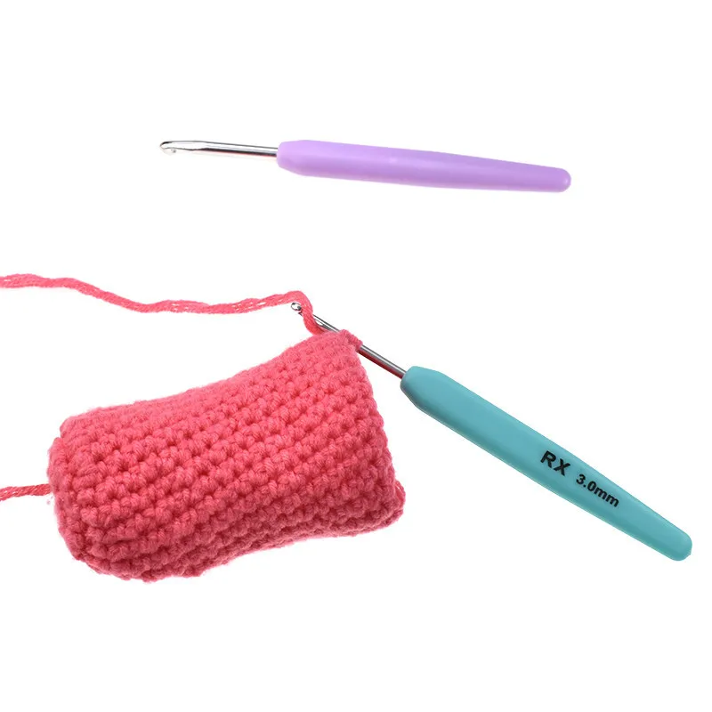 Crochet Hooks Set 16pcs Multi Color 1.0mm-6.0mm Crochet Needles Yarn Weave Knitting Needles Set With Case DIY Scarves Dolls Tool (6)
