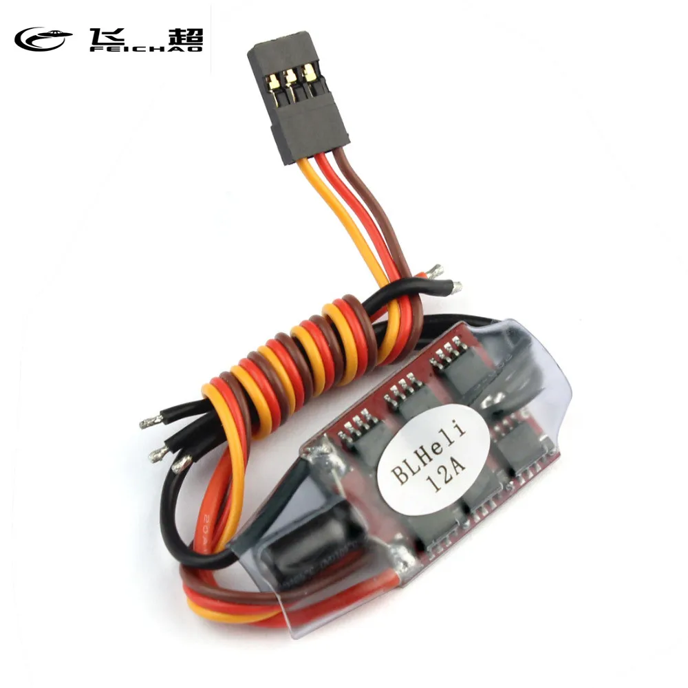Feichao RW.RC BLHELI 12A бесщеточный ESC 14 2 контроллер скорости 2-3S для 160-250 несколько роторов