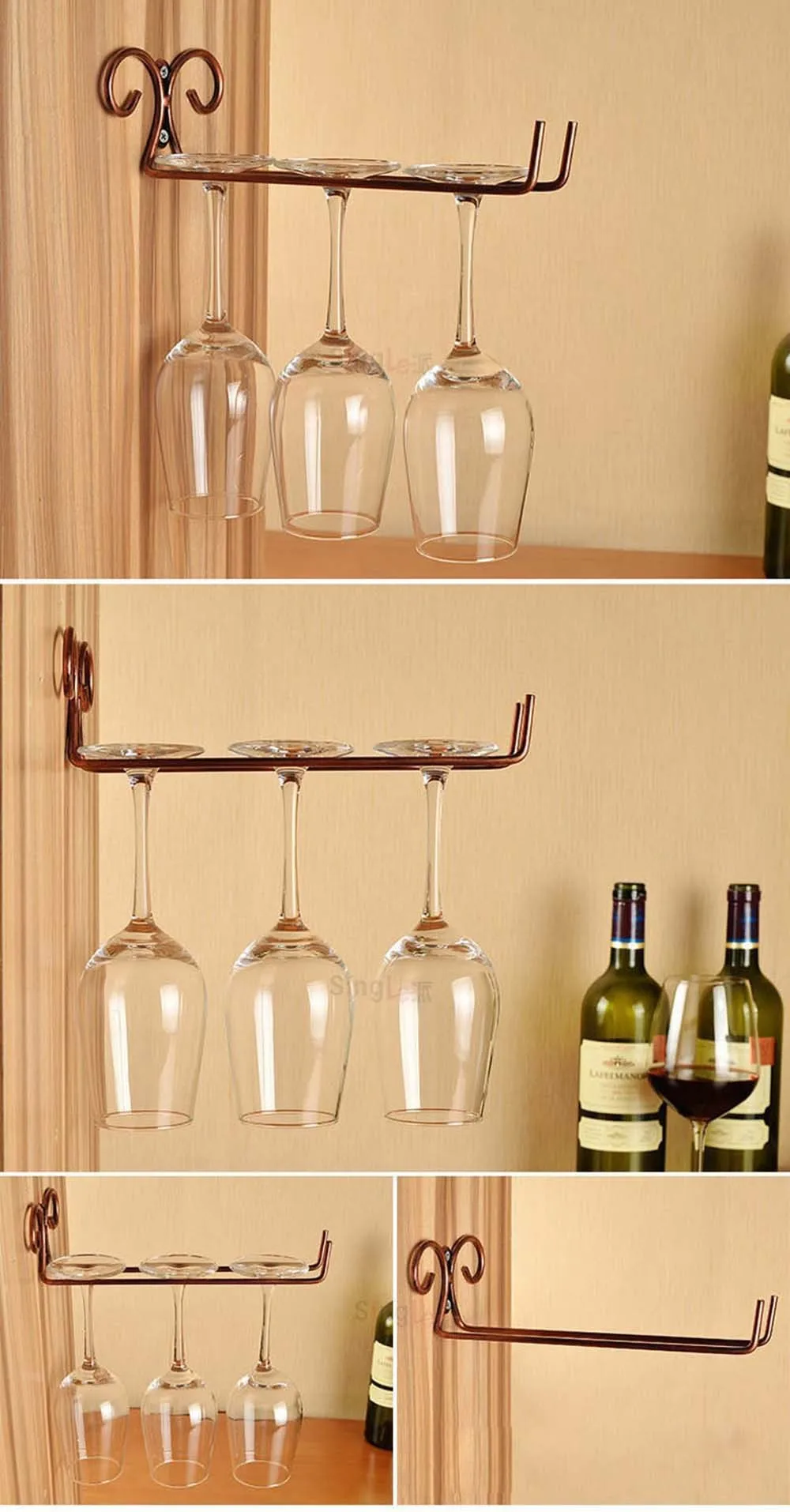 Hanging-Metal-Wine-Cup-Rack-SilverGold-Bar-SingleDouble-Rack-Wine-Stemware-Glass-Bottle-Goblet-Inverted-Holder-KC0026 (7)