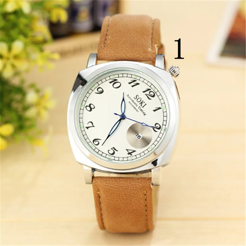 

Young men's leisure quartz watch, high quality workmanship
