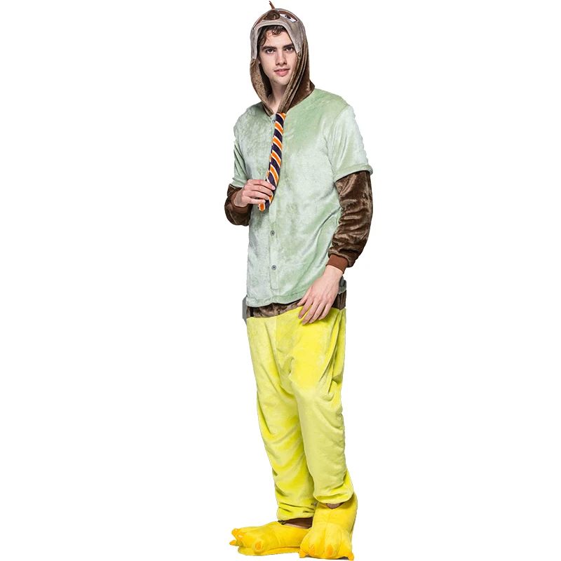 

Onepiece pajamas sloth kigurumi for adults unisex onsesies woman men
