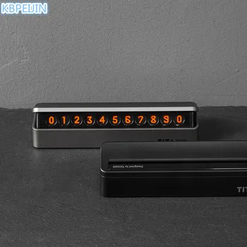 

New Car Sticker Car Temporary Parking Card Drawer style Number Card for BMW e46 e90 e39 f30 f10 e36 e60 x5 e53 f20 e34