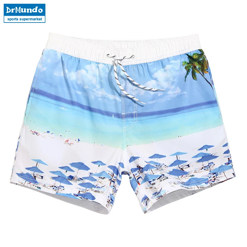 Bathing suit board shorts mens swimming trunks surfing swimwear Island