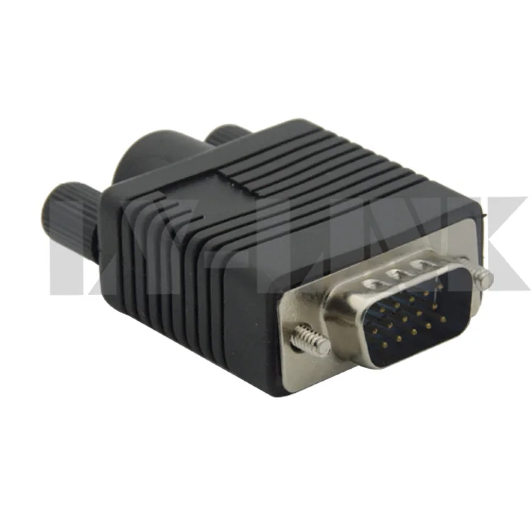 Buy VGA DB15 male connector to support DIY your VGA