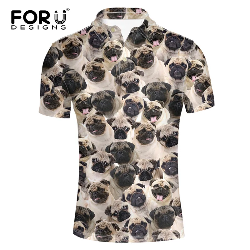 3d pug puzzle forudesigns brand designer mens polo shirt cool 3d pug puzzle pattern top tees for 3d pug puzzle forudesigns brand designer mens polo shirt cool 3d pug puzzle pattern top tees for