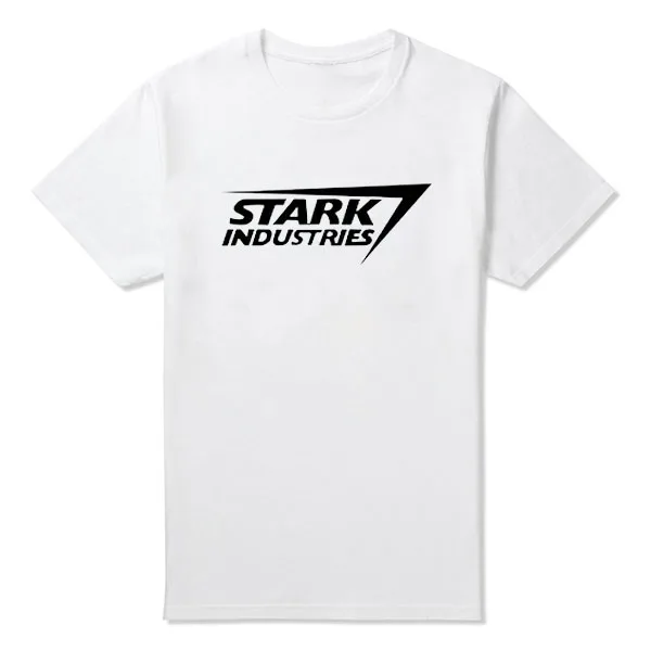2017 New Fashion Cotton Printed Short Sleeve Stark Industries T Shirt IRON MAN T-shirts Mens Clothing shield