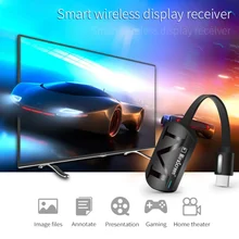 Black MiraScreen G4 TV Stick Dongle Anycast Cast HDMI WiFi Display Receiver Miracast Google Chromecast 2 Mini PC Android TV
