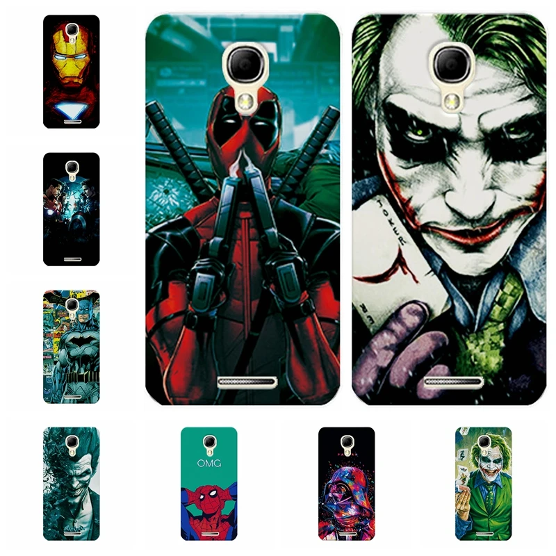 

Charming Marvel Hero Captain America Phone Case For Alcatel 5010 Iron Man Soft TPU For Alcatel OneTouch Pixi 4 OT-5010 5010D 5"