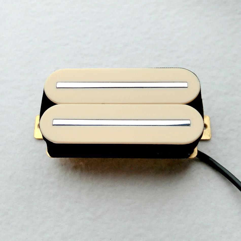 

Free Shipping guitar parts Hot Ivory color Dual rail humbucker guitar pickup chrome blade pole Ceramic magnet