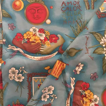 

HMS 50x140cm Cotton Fabric DIY Craft Material Vintage Photo Frame Flower BZ 8607b