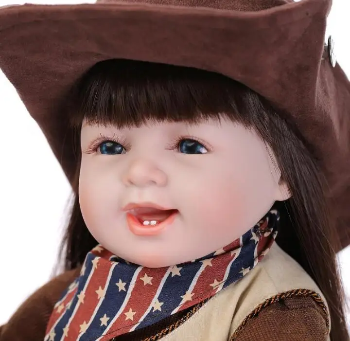 

55 cm silicone reborn baby dolls Silicone Reborn Baby Dolls Lifelike Newborn Gift Juguetes Babies Toys babies vinyl
