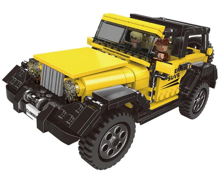 

2019 New Off-Road Adventure Car Building Blocks Compatible with LegoINGs Toys Bricks Educational SUV Best Gift For Children