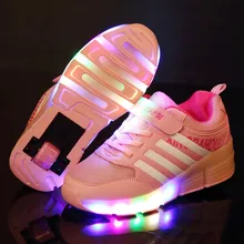 2016 New All Seasons Girls Boys LED font b Light b font font b Shoes b