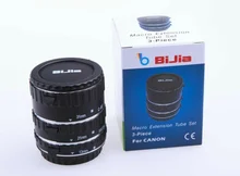 2014 New Arrival BiJia metals Macro Extension Tube Adapter Ring Circle Focus Close-Up For 5D2 550d 600d Camera Free Shipping