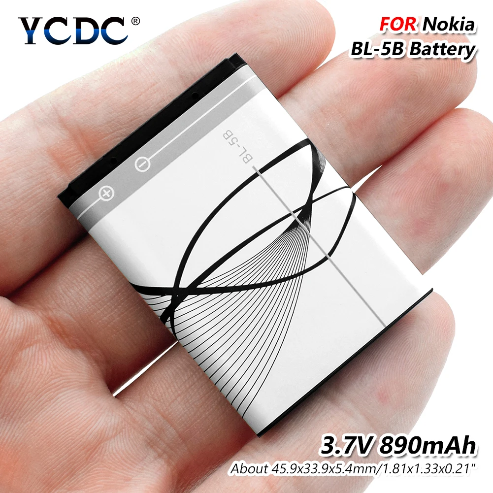 2020 Новый 100% оригинал BL 5B BL5B телефон Батарея для Nokia 3220 3230 5140 5140i 5200 5208 5300 5320 6020 6021 6230