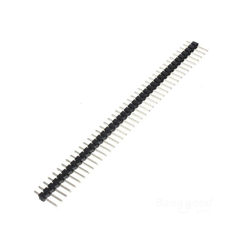 

10pcs 40 Pin 1x40 Single Row Male 2.54 Breakable Pin Header Connector Strip for Arduino