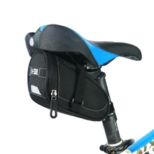 B-SOUL Waterproof Bicycle Saddle Bag Mountain Road Bike Tail Bag Cycling Seat Bag For Bicycle Accessories Black Blue Red
