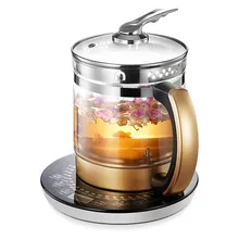 Лечить горшок полностью автоматическая утолщенные стекла-полный чайник с чайник/электрические чайники защита от перегрева