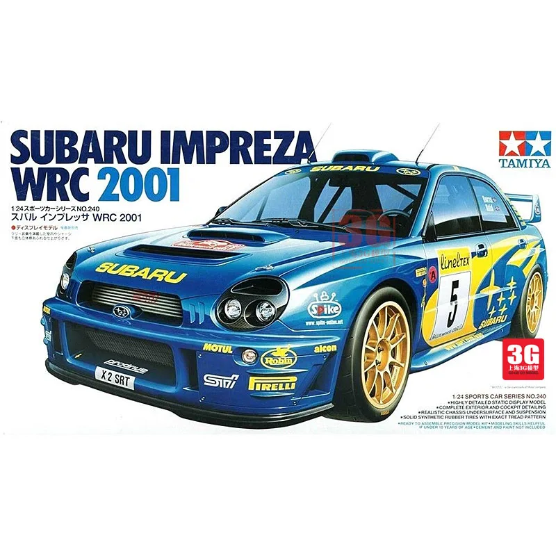 

1/24 Subaru Impreza WRC2001 Racing Model 24240