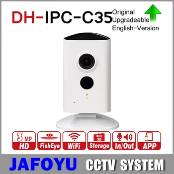 

DH IPC-C35 with logo original 3MP C Series Wi-Fi Network IP Camera Wide-angle View Micro SD Card Local Storage Night Vision WiFi