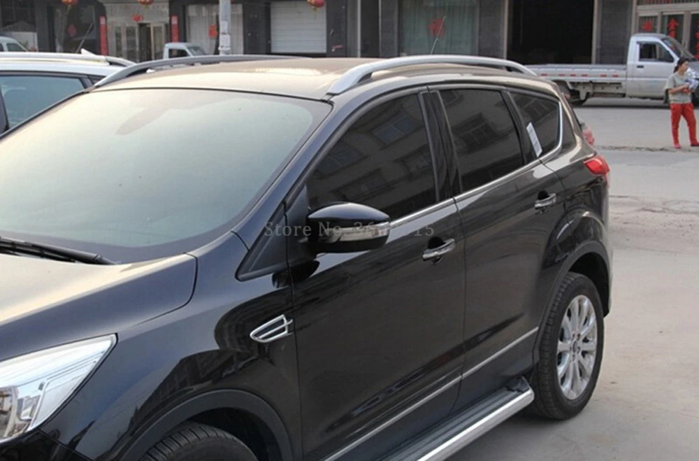 Для Ford Kuga Ecosport 2013 хромированное зеркало заднего вида для боковой двери декоративная отделка внешние автомобильные аксессуары