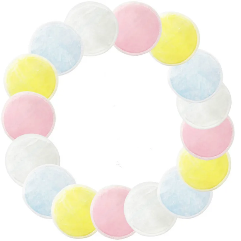 

20Pcs/lot Reusable Cotton Pads Make up Facial Remover Double layer Wipe Pads Nail Art Cleaning Pads Washable with Laundry Bag