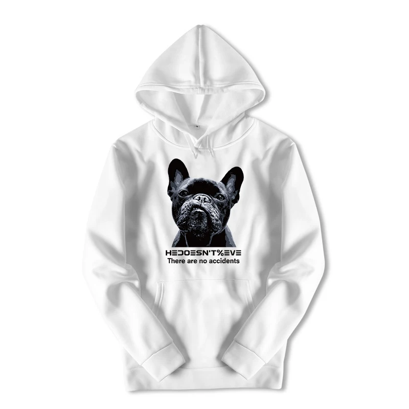 Off Casual White Pullover Oversized Dog Printed Streetwear Hoodie Sweatshirt Men Hood Funny Hoodies Black  Winter Coats TAW012