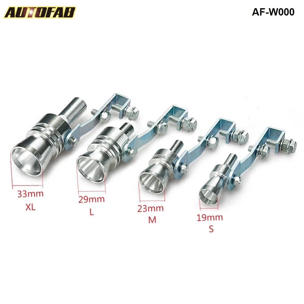 Универсальный автомобильный турбозвуковой свисток Глушитель выхлопная труба выдувная Vale BOV симулятор звука турбины Размер S AF-W000(1 шт