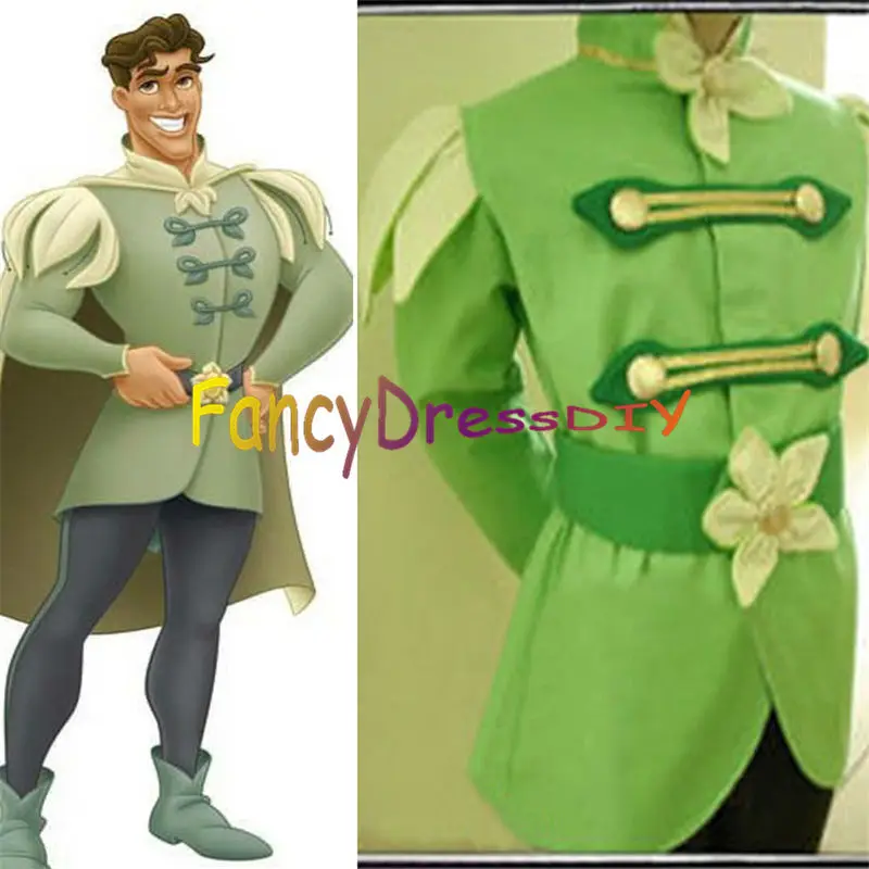 The Princess And The Frog Prince Naveen Halloween Adult Men Cosplay Cos