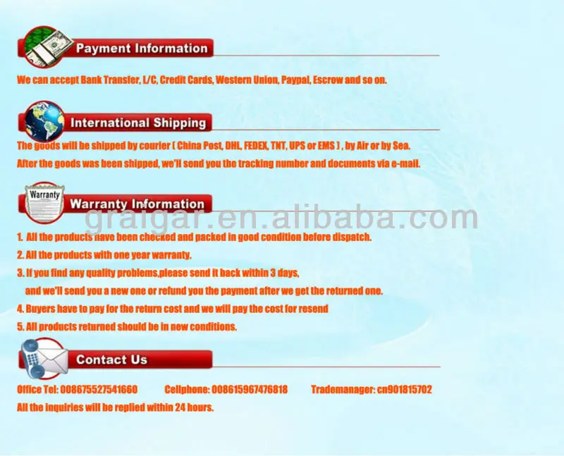 our services