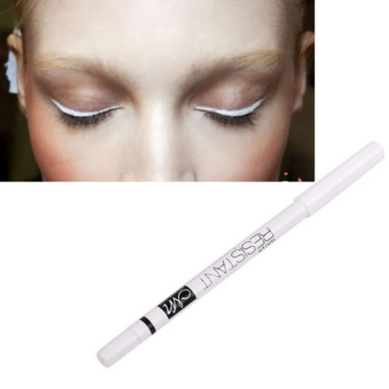 100 New 1pc Waterproof White Eyeliner Pencil Eye Liner Long Lasting