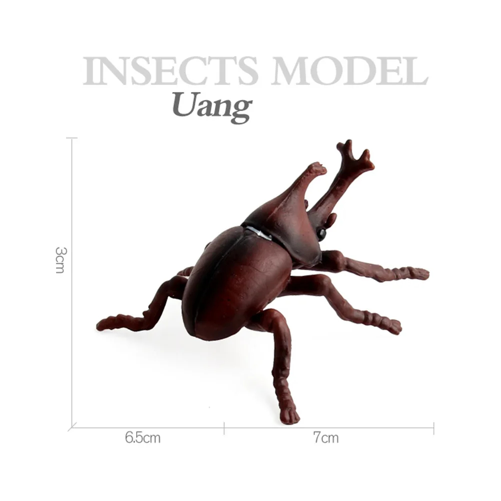 Моделирование ПВХ насекомое Жук фигурка животного модель обучающая детская игрушка для ролевых игр