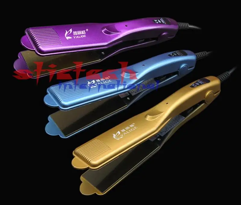 

by dhl or ems 10 pcs Professional Hairstyling Portable Ceramic Flat Zebra Hair Straightener Irons Styling Tools