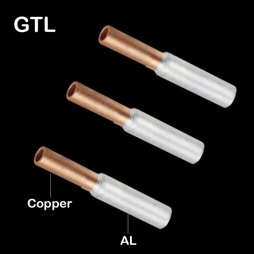 GTL-150 GTL-185 GTL-240 Медь Алюминий CU-AL трубки кабель провод биметаллический шнек для сращивания рукав выступ обжимной соединитель обжимной терминал