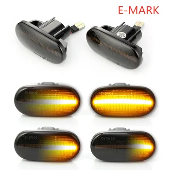 

2pcs Dynamic Turn Signal Light Sequential Blinker Side Marker Light Led Amber For HONDA Civic Acura Del Sol Integra S2000