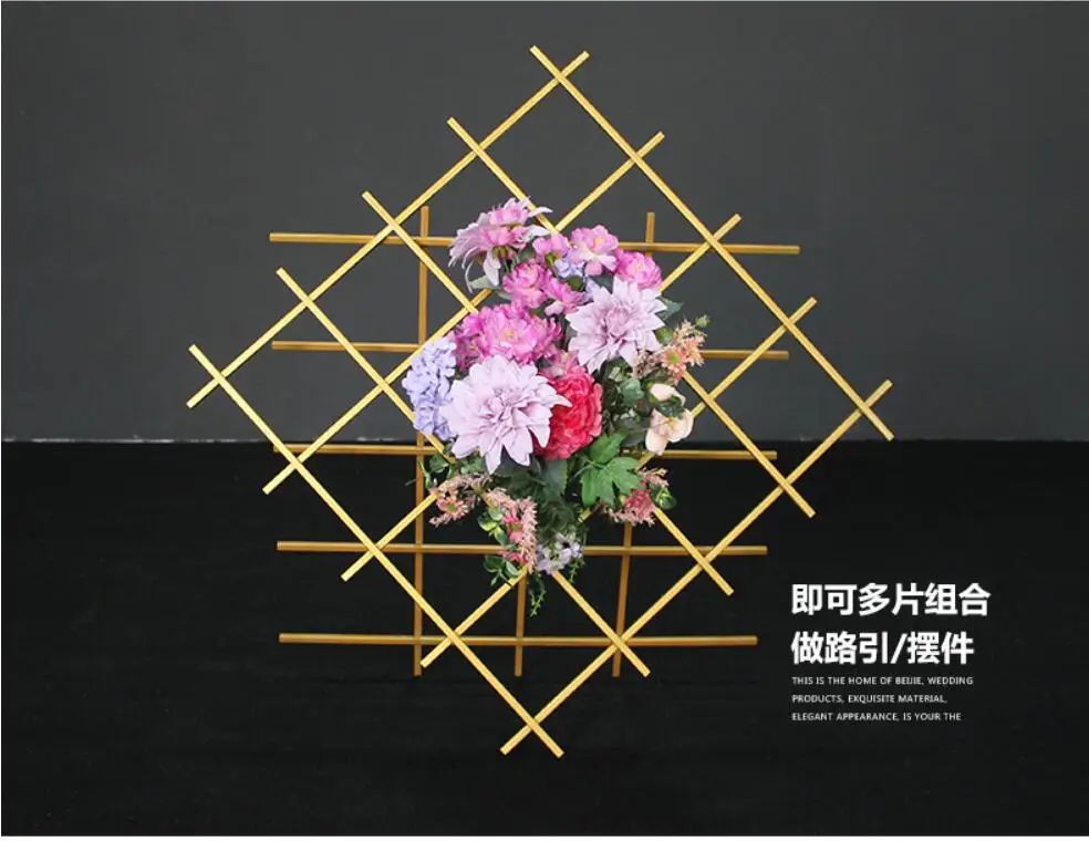 

A square frame for flowers & Wedding props Party wall Wedding background flower rack