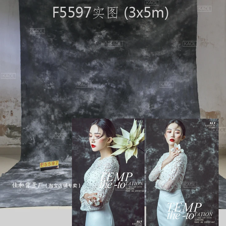 

Муслиновый свадебный фон для фотосъемки Tye-Die, фоны для студийной фотосъемки, фантазийный пользовательский портретный фон для фотостудии F5597