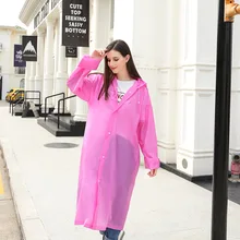 Удобная Мода eva женский плащ утолщенный водонепроницаемый дождевик женский прозрачный походный костюм Walki